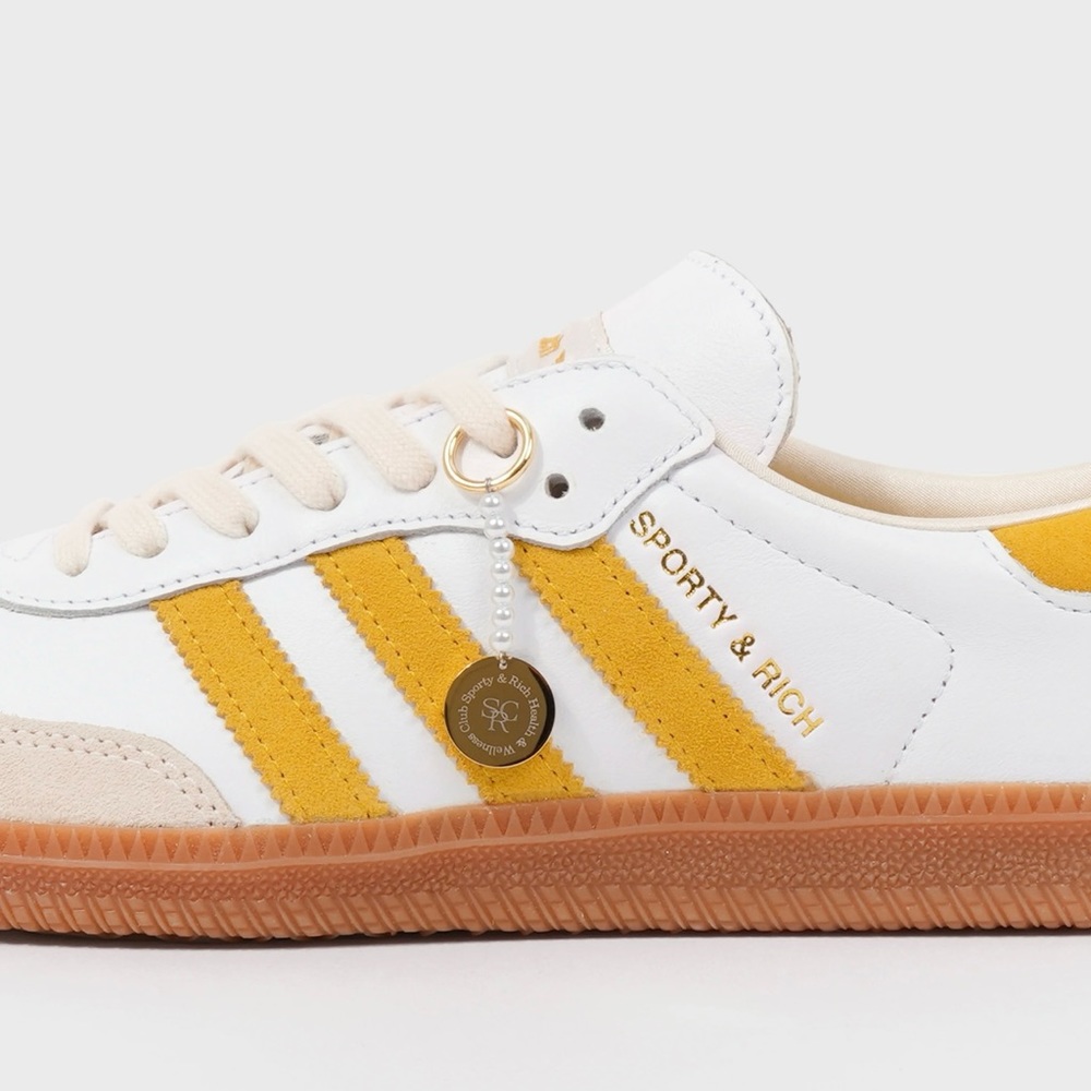 Sporty and Rich Samba white/gold
